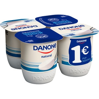 yogur natural pack 4 unidades 120 g - Danone