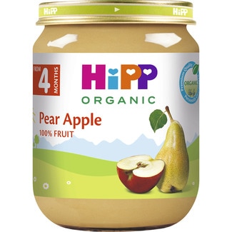 Mis Primeras Frutas tarrito de manzana y pera ecológico desde los 4 meses envase 125 g - Hipp Biologico
