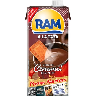 chocolate a la taza al toque de caramel biscuit sin gluten Edición Limitada brik 1 l - Ram