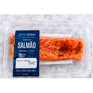 Tranches de Salmão com Gengibre e Limão embalagem 300 g - Omnifish