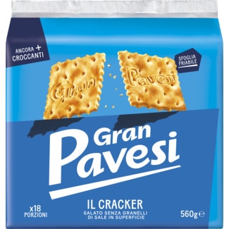 Crackers sem Sal embalagem 560 g - Gran Pavesi