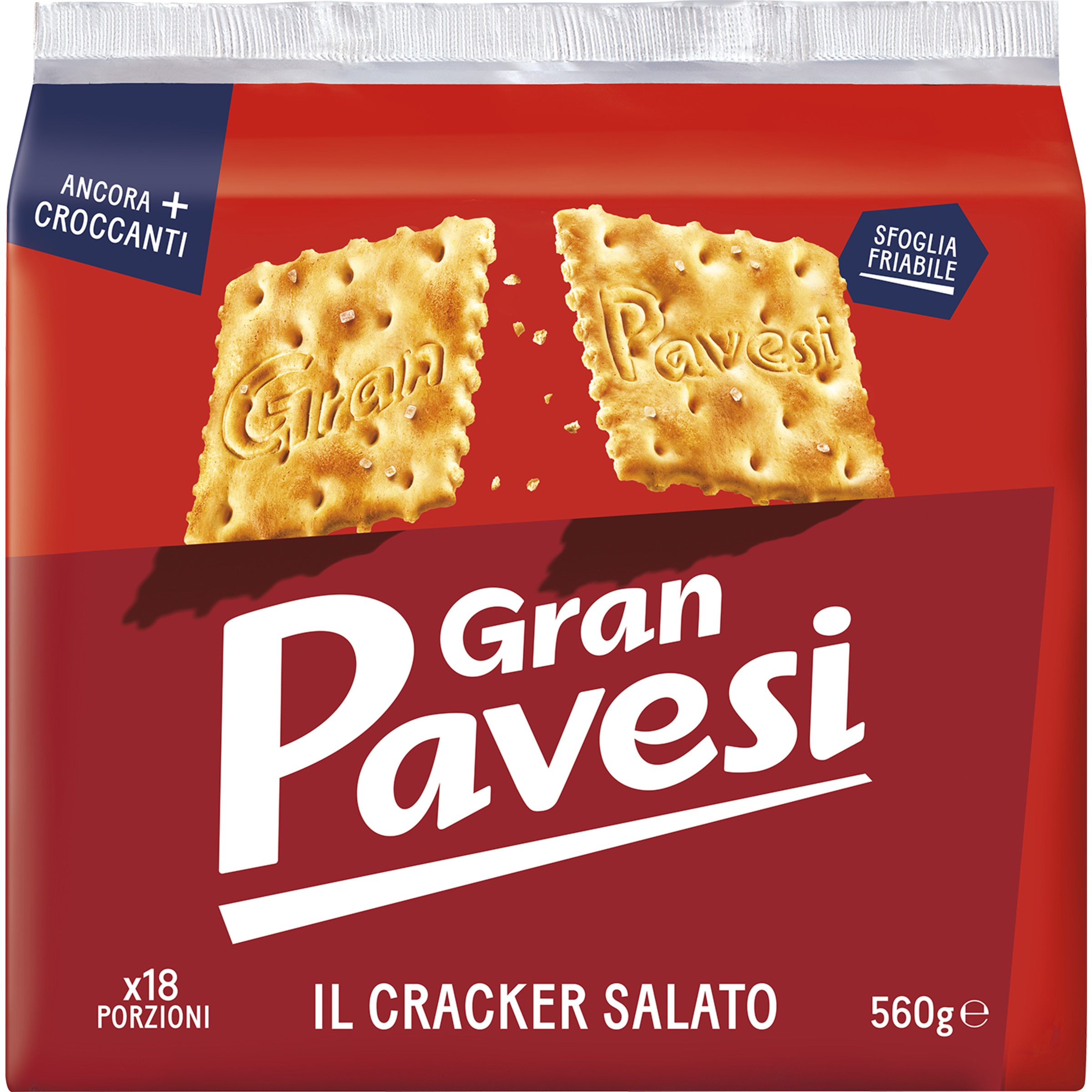 Crackers com Sal embalagem 560 g