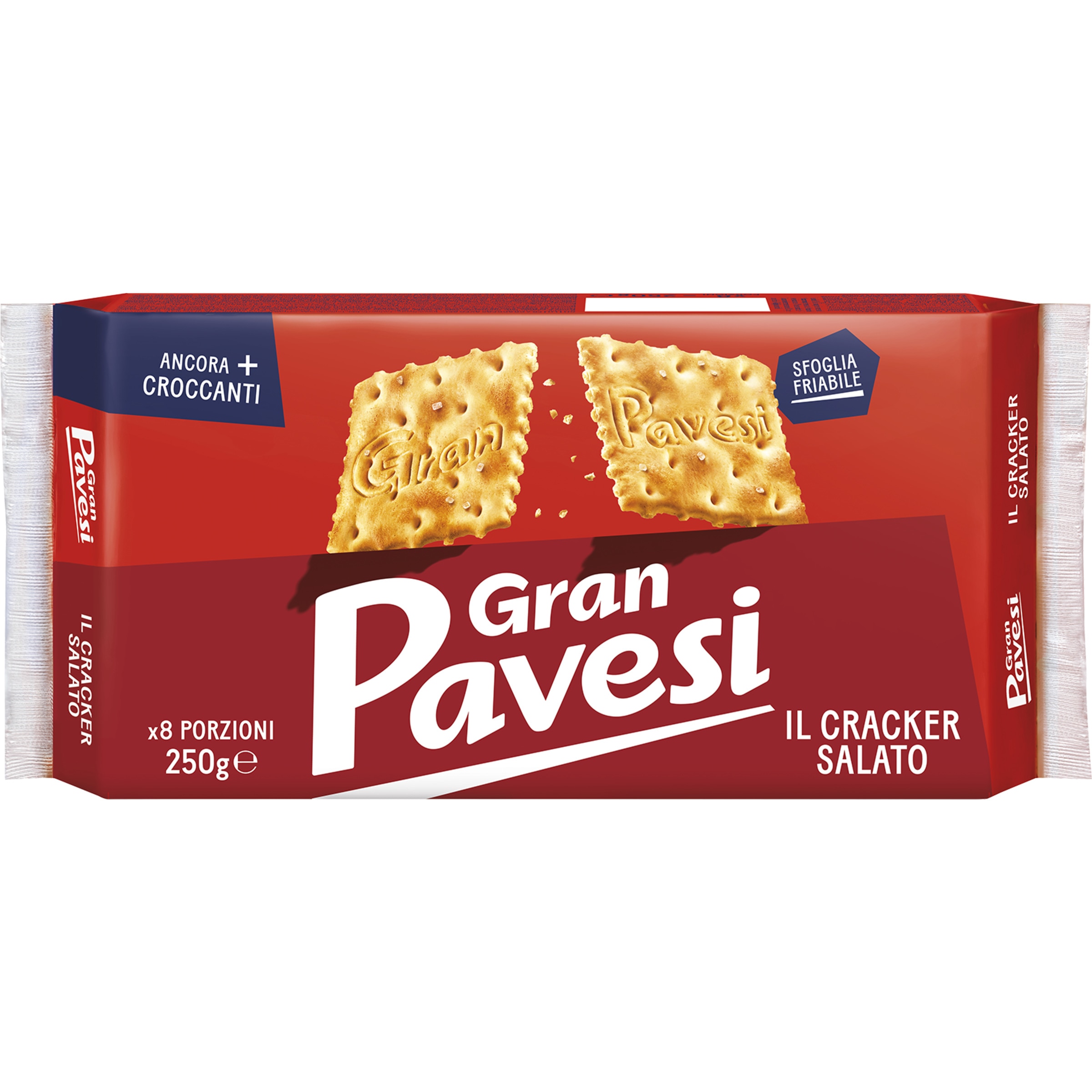 Bolachas Crackers com Sal embalagem 250 g