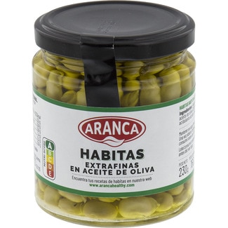 habitas fritas en aceite de oliva frasco 225 g - Aranca