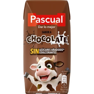 batido sabor chocolate sin azúcares añadidos ni edulcorantes brik 1,2 l - Pascual