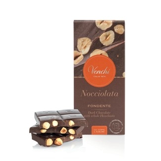 Chocolate Preto com Avelãs embalagem 100 g - Venchi