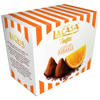 Trufas de Chocolate com Laranja embalagem 200 g - Lacasa