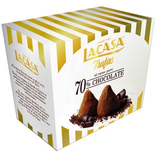 Trufas de Chocolate 70% embalagem 150 g - Lacasa