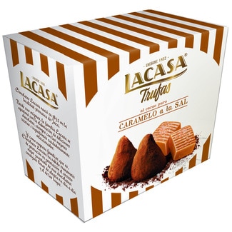 Trufas de Chocolate de Caramelo sem Sal embalagem 200 g - Lacasa