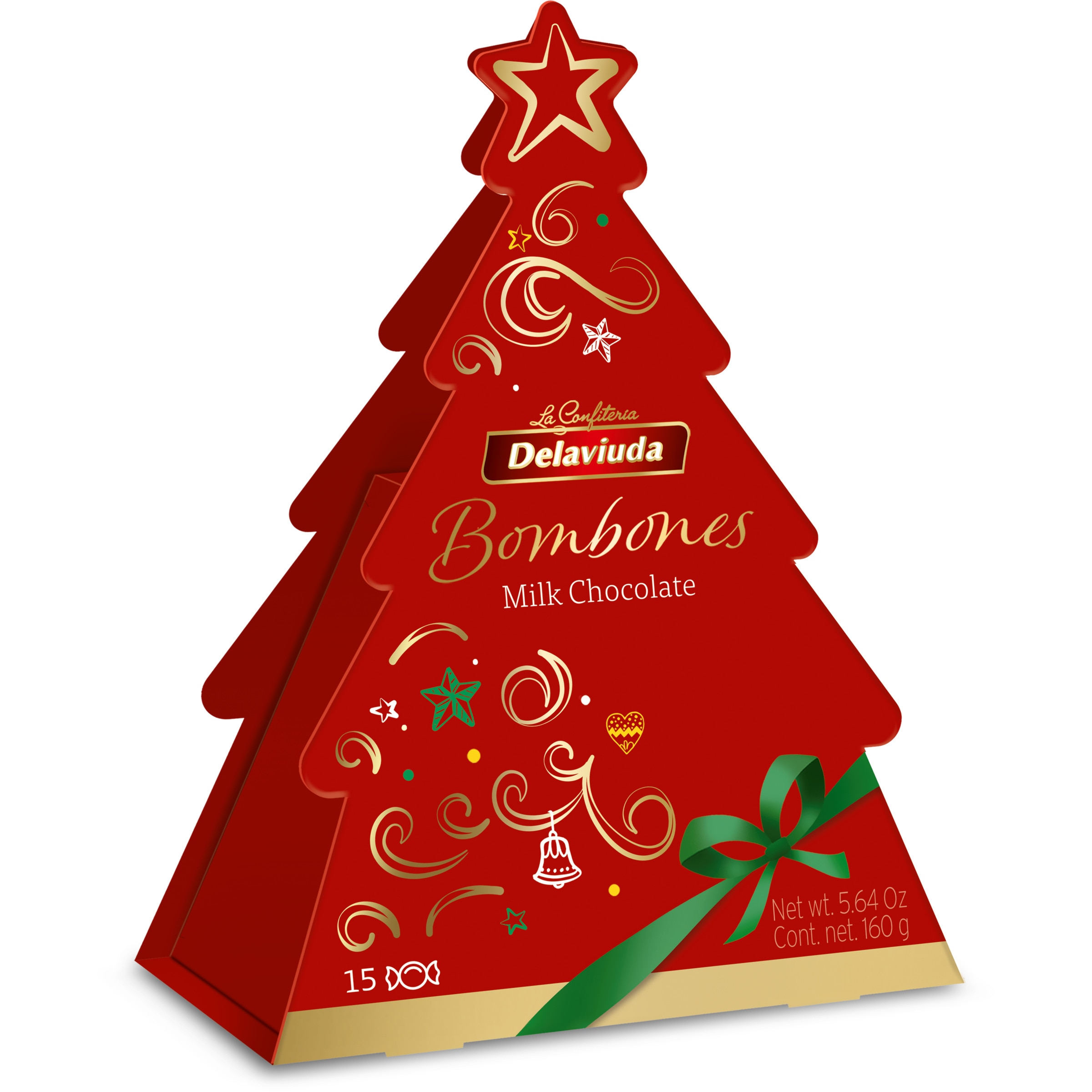 Caixa da Árvore Bombons de Chocolate de Leite lata 160 g