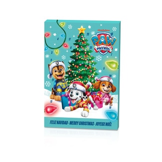 Calendário de Natal embalagem 50 g - Patrulha Pata