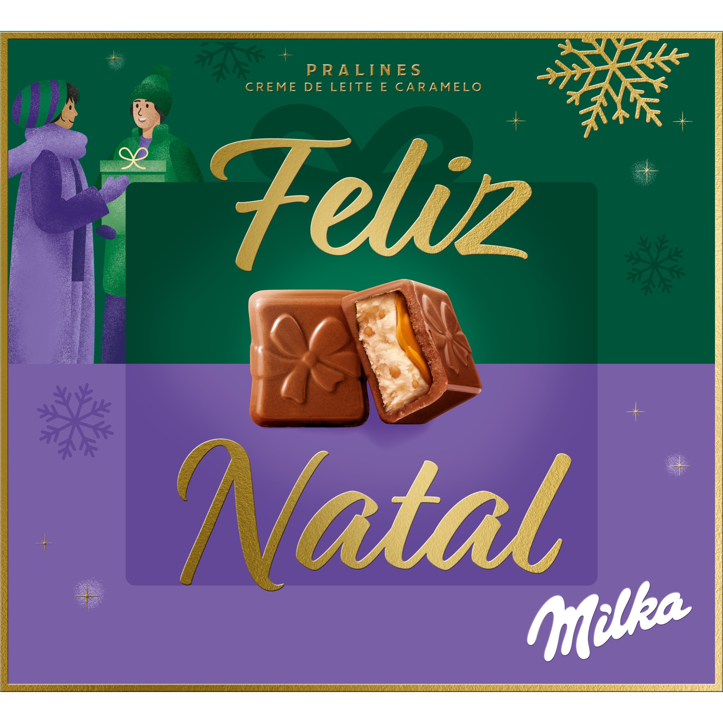 Bombons Creme de Leite I Love embalagem 110 g