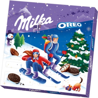 Calendário do Advento Oreo embalagem 284 g - Milka