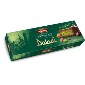 Chocolate Praliné do Dubai embalagem 190 g - Delaviuda