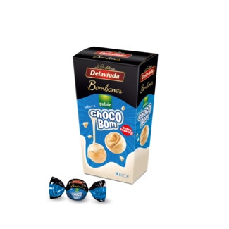 Bombons de Chocolate Chocobom embalagem 150 g - Delaviuda