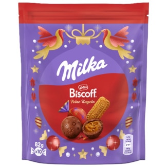 Bombons Biscoff embalagem 82 g - Milka