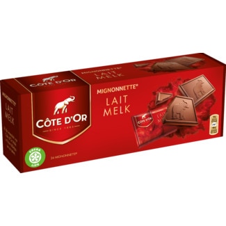 Chocolate de Leite embalagem 240 g - Côte D'or Mignonnette