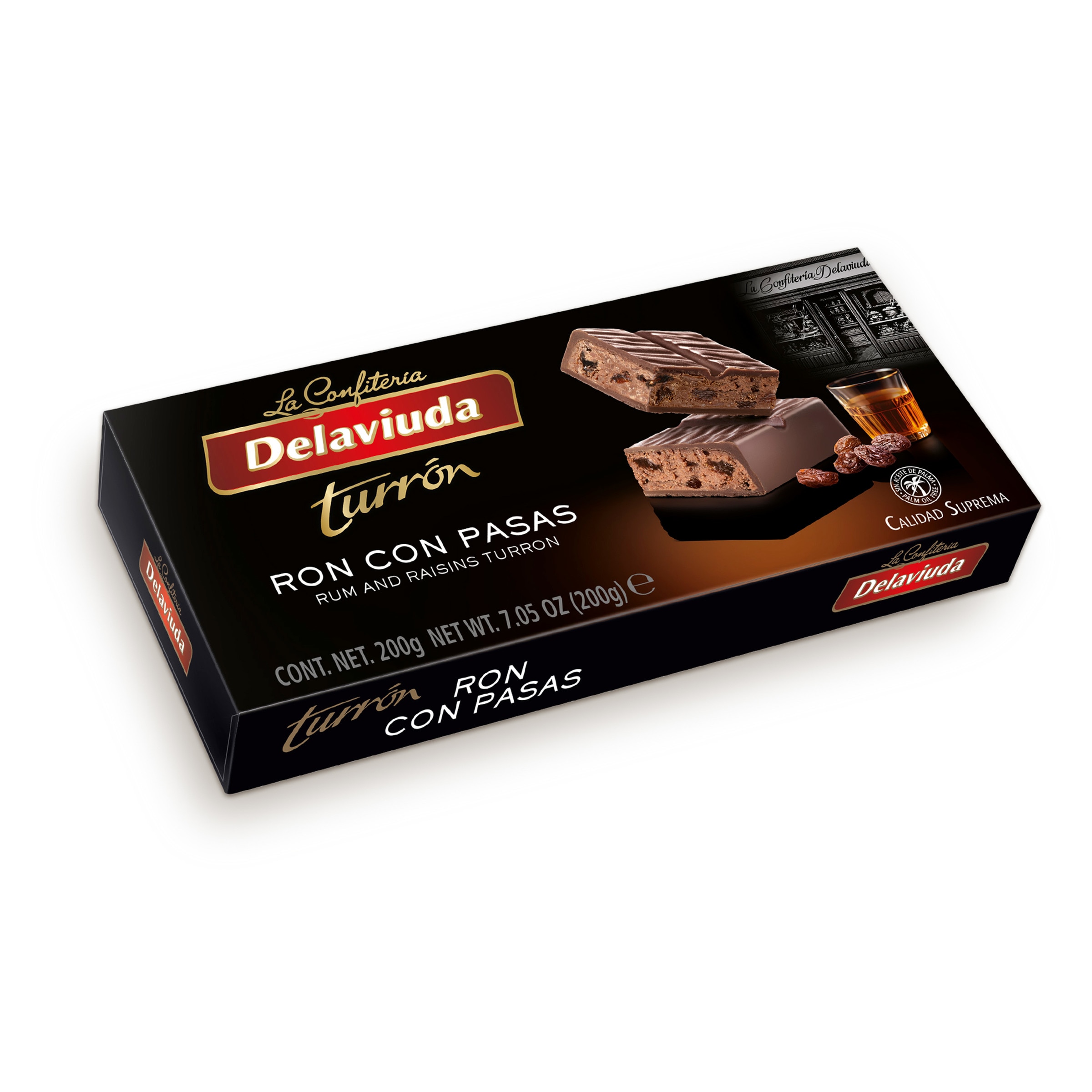 Torrão com Rum e Passas 200