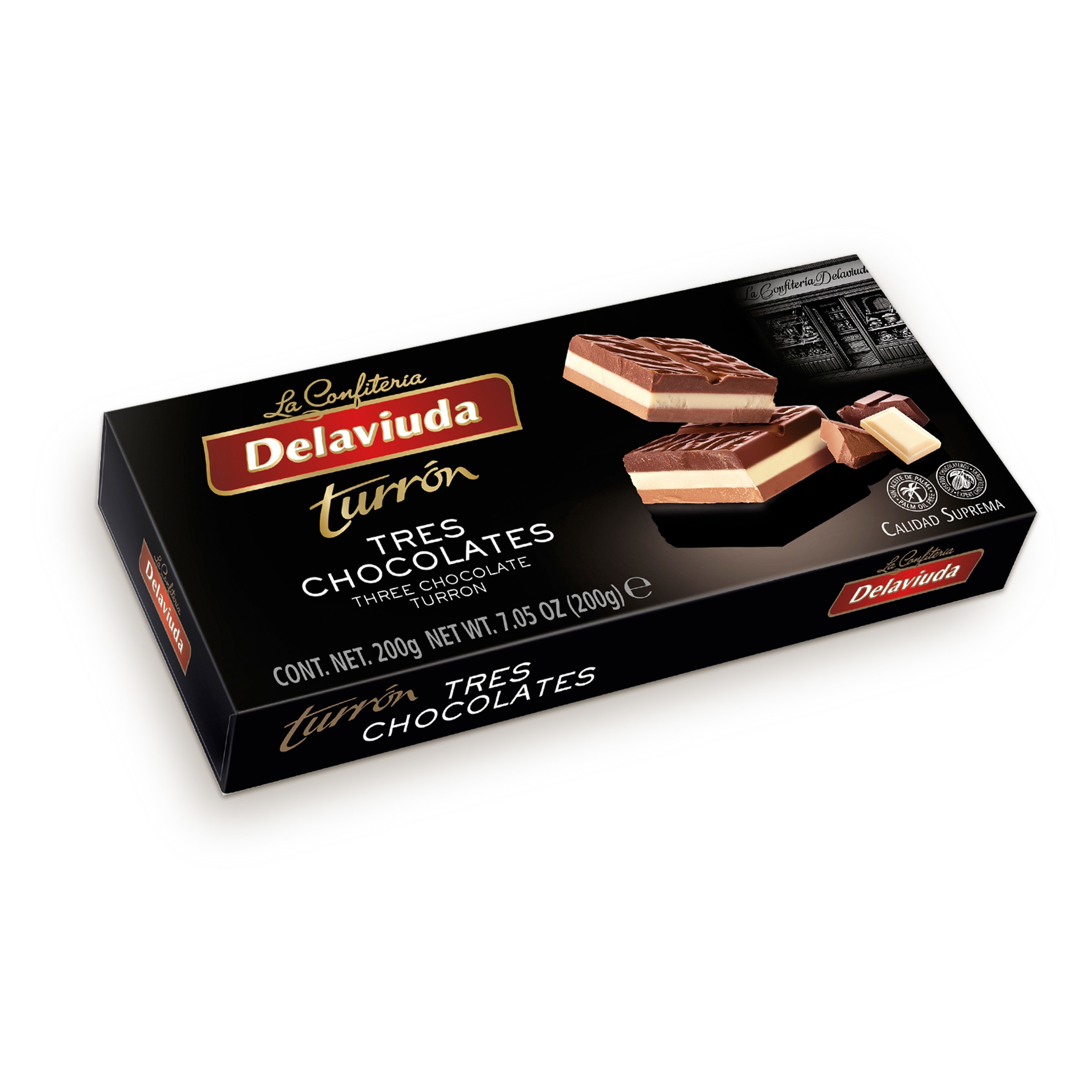 Torrão de Três Chocolates 200