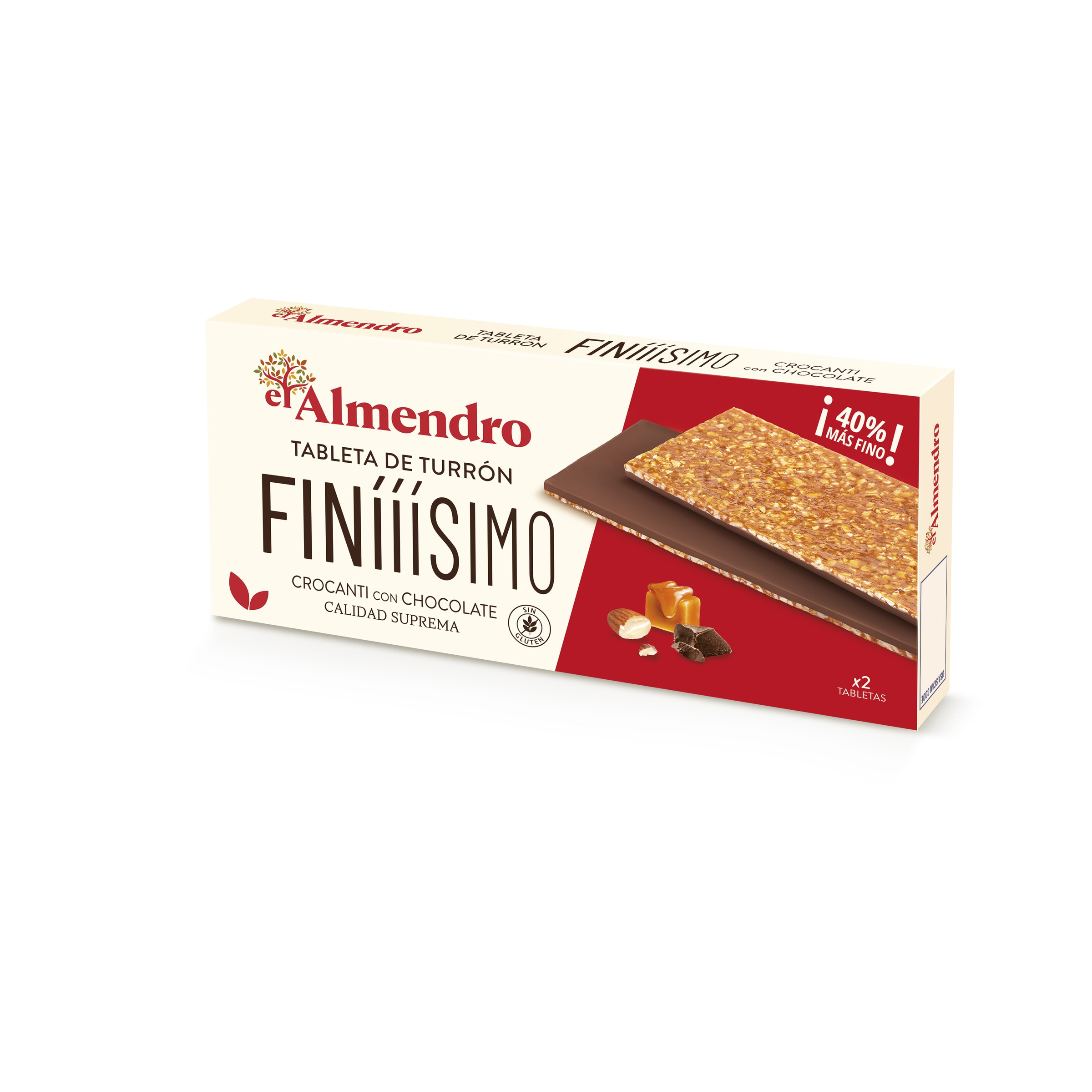 Torrão Crocante Finíssimo embalagem 180 g
