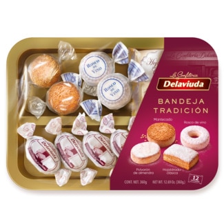 Polvorones embalagem 360 g - Delaviuda