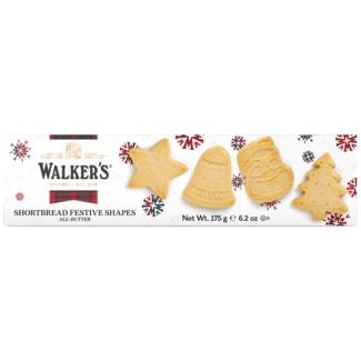 Bolachas formas Natalícias caixa 175 g - Walkers