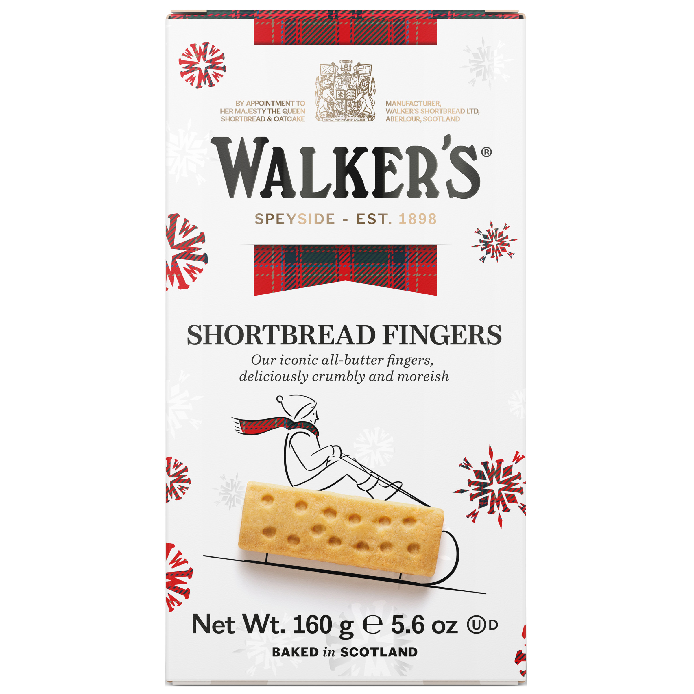 Bolachas de Manteiga Festa dos Dedos Shortbread caixa 160 g