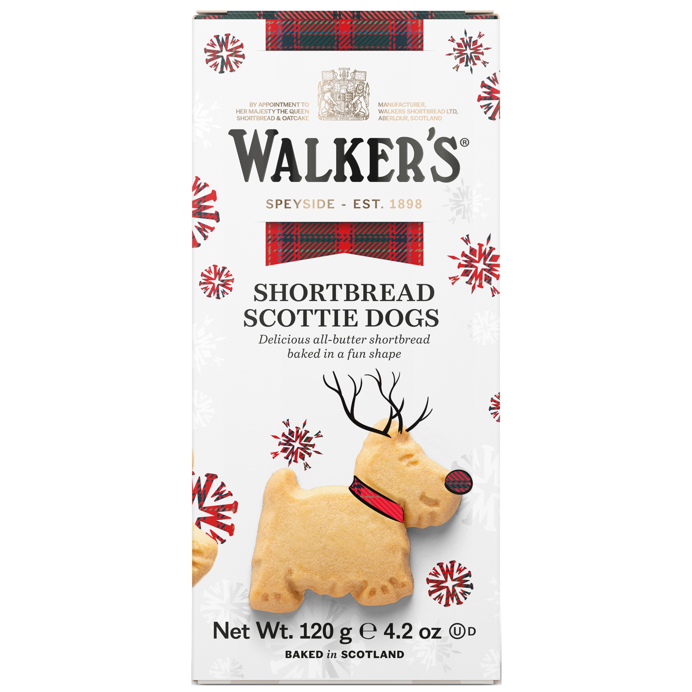 Bolachas de Manteiga Rena Shortbread caixa 120 g