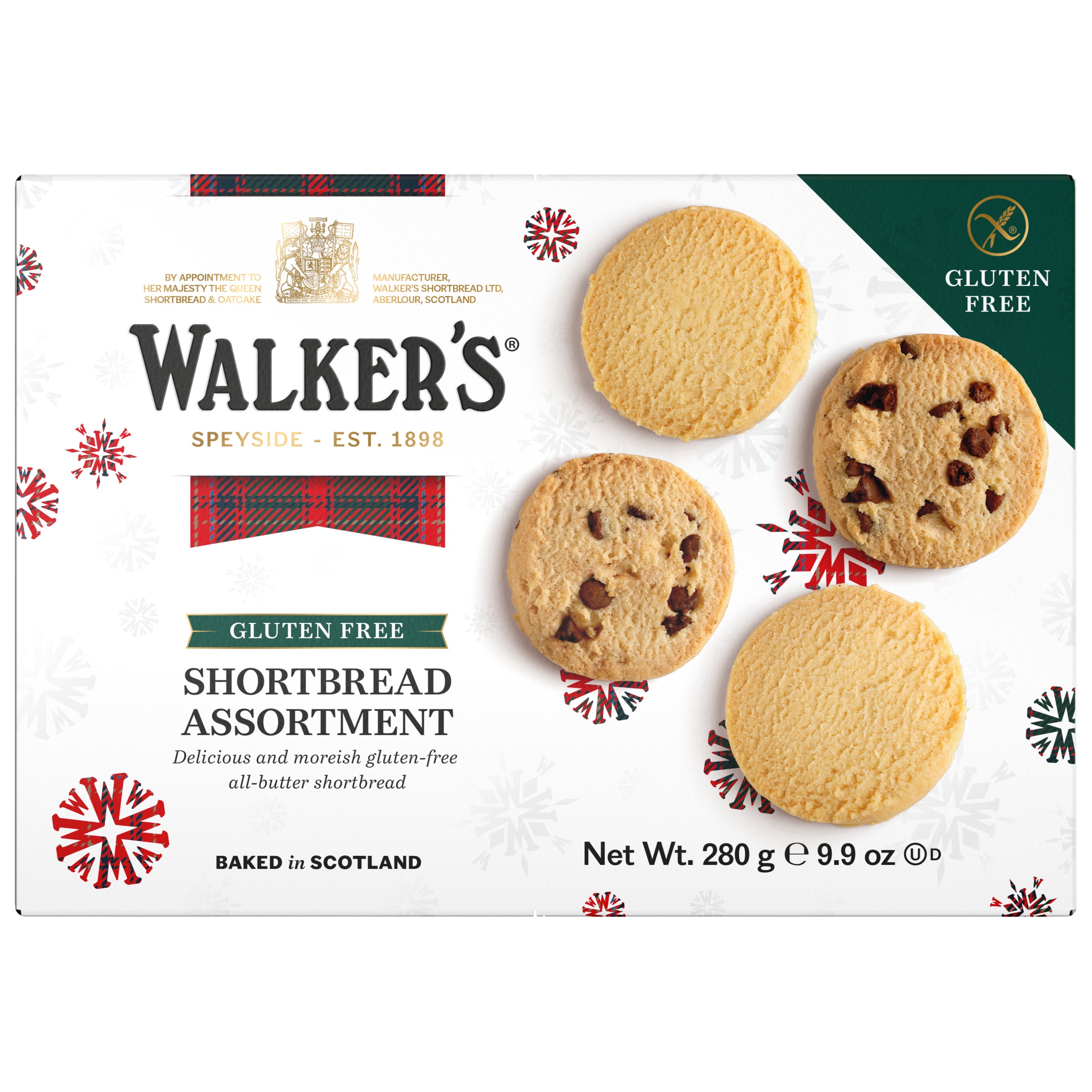 Bolachas de Manteiga Shortbread Sem Glúten caixa 280 g