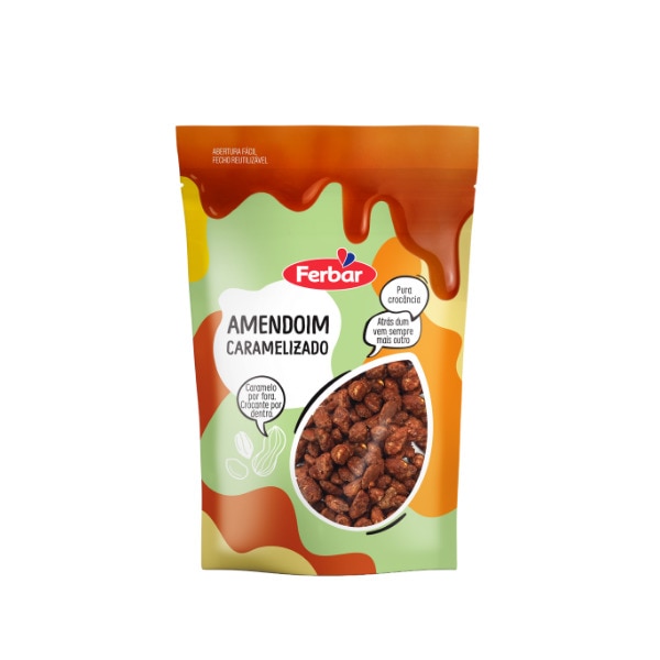 Amendoim Caramelizado embalagem 100 g