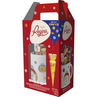 Chocolates Caneca de Natal com Fantasias embalagem 90 g - Regina