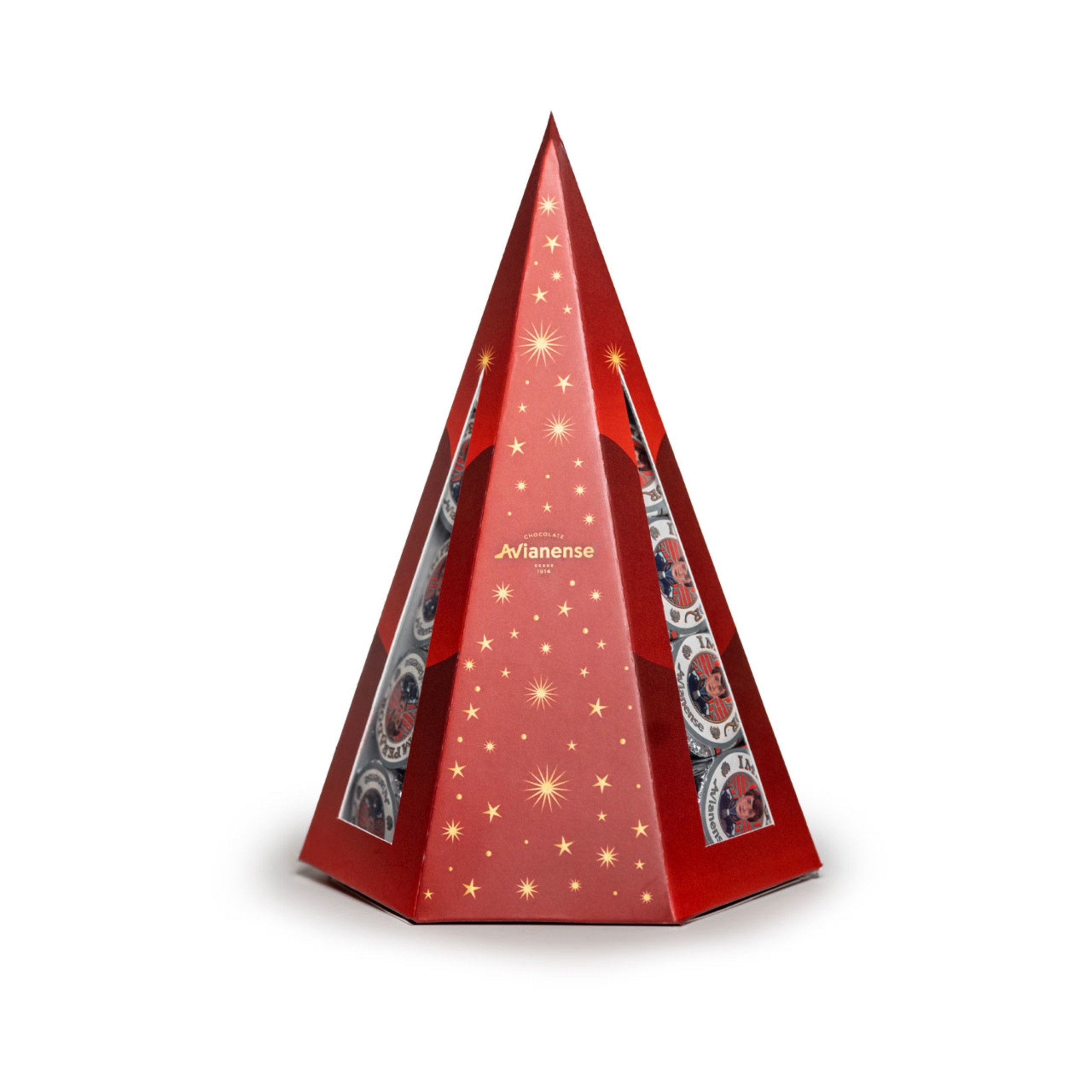 Bombons de Chocolate Negro Pinheiro e Natal embalagem 250 g