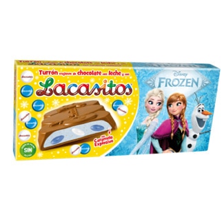 Tablete de Chocolate de Leite Frozen tablete 215 g - Lacasitos