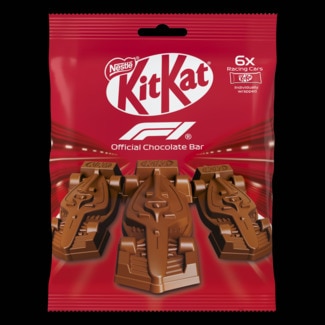 Snack de Chocolate Carro Formula 1 embalagem 66 g - Kit Kat