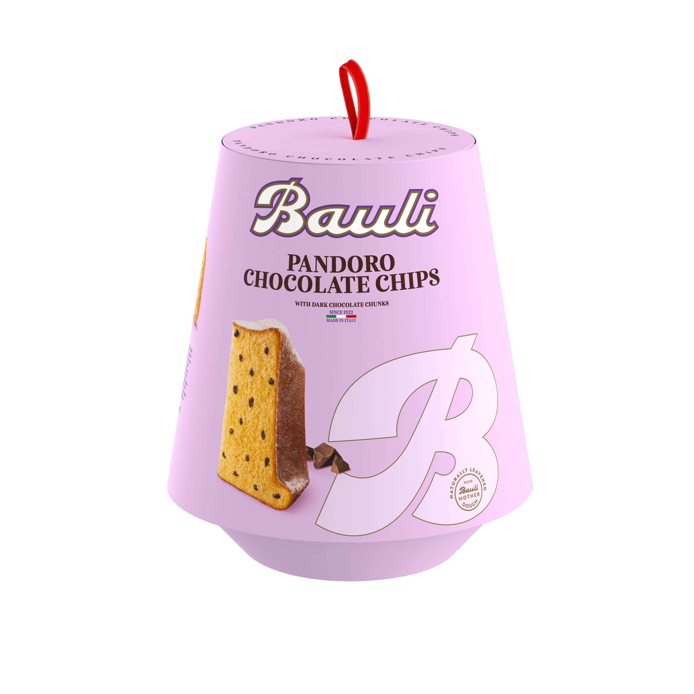 Pandoro de Chocolate Chips embalagem 750 g