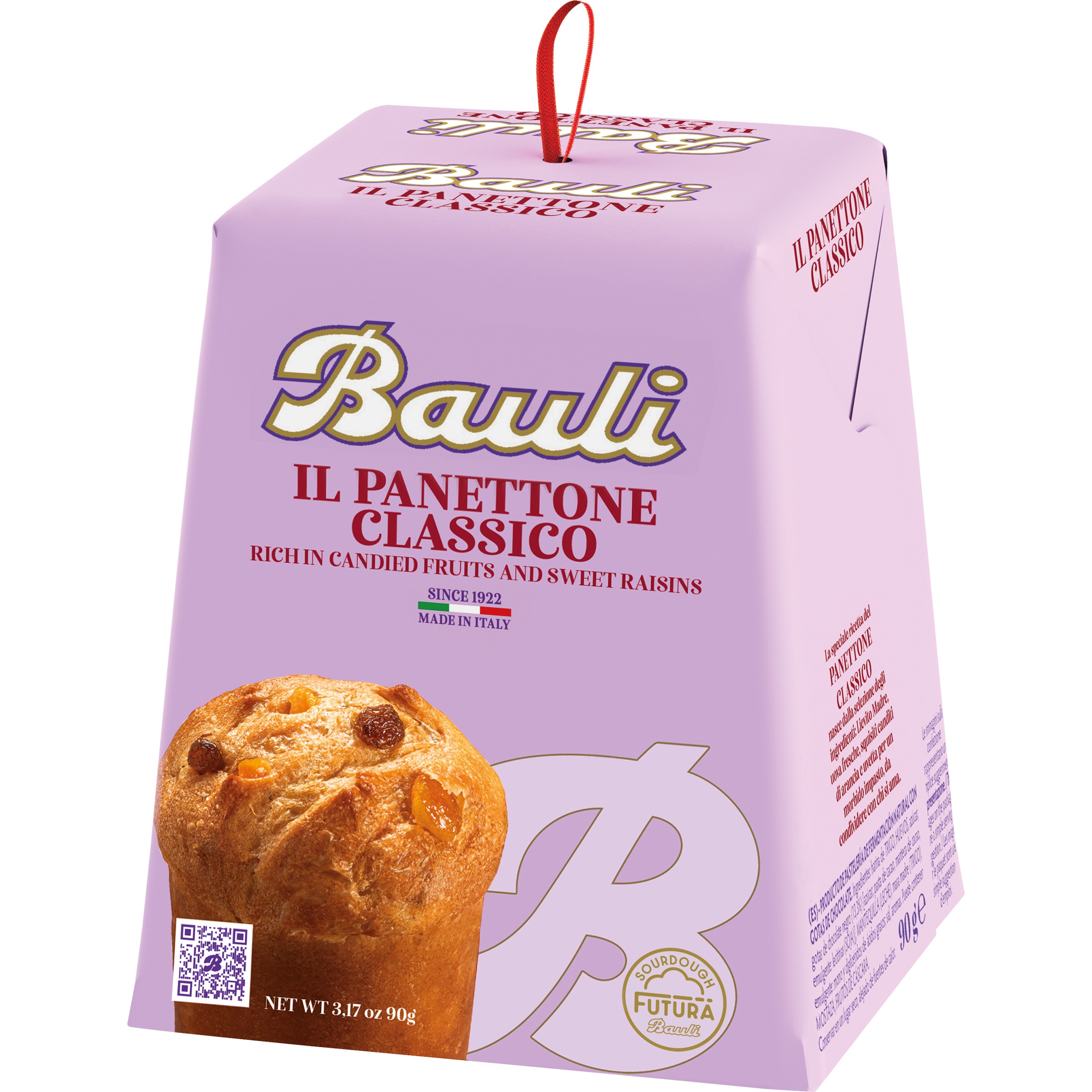 Panettone Clássico embalagem 90 g