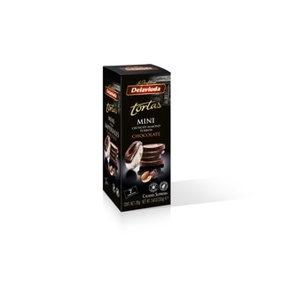 Torrão Duro Mini Torta Chocolate embalagem 210 g - Delaviuda