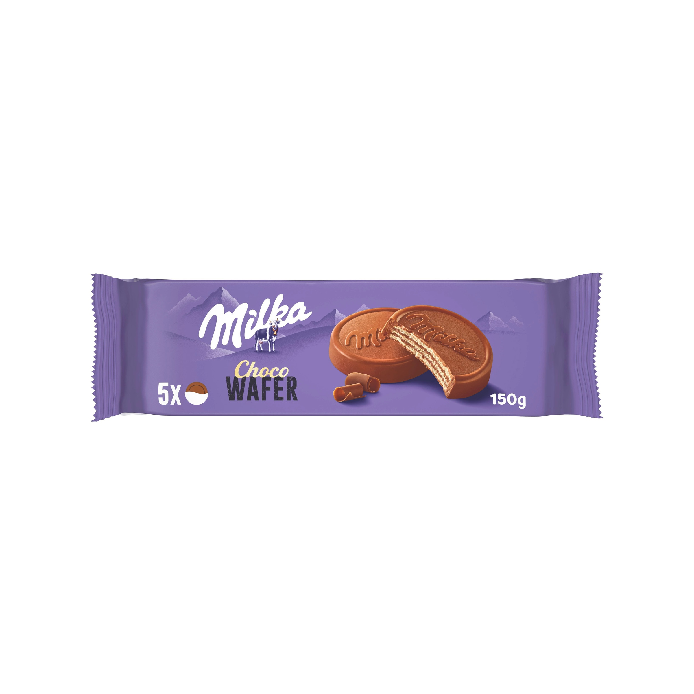 Bolachas Wafer de Chocolate de Leite embalagem 150 g