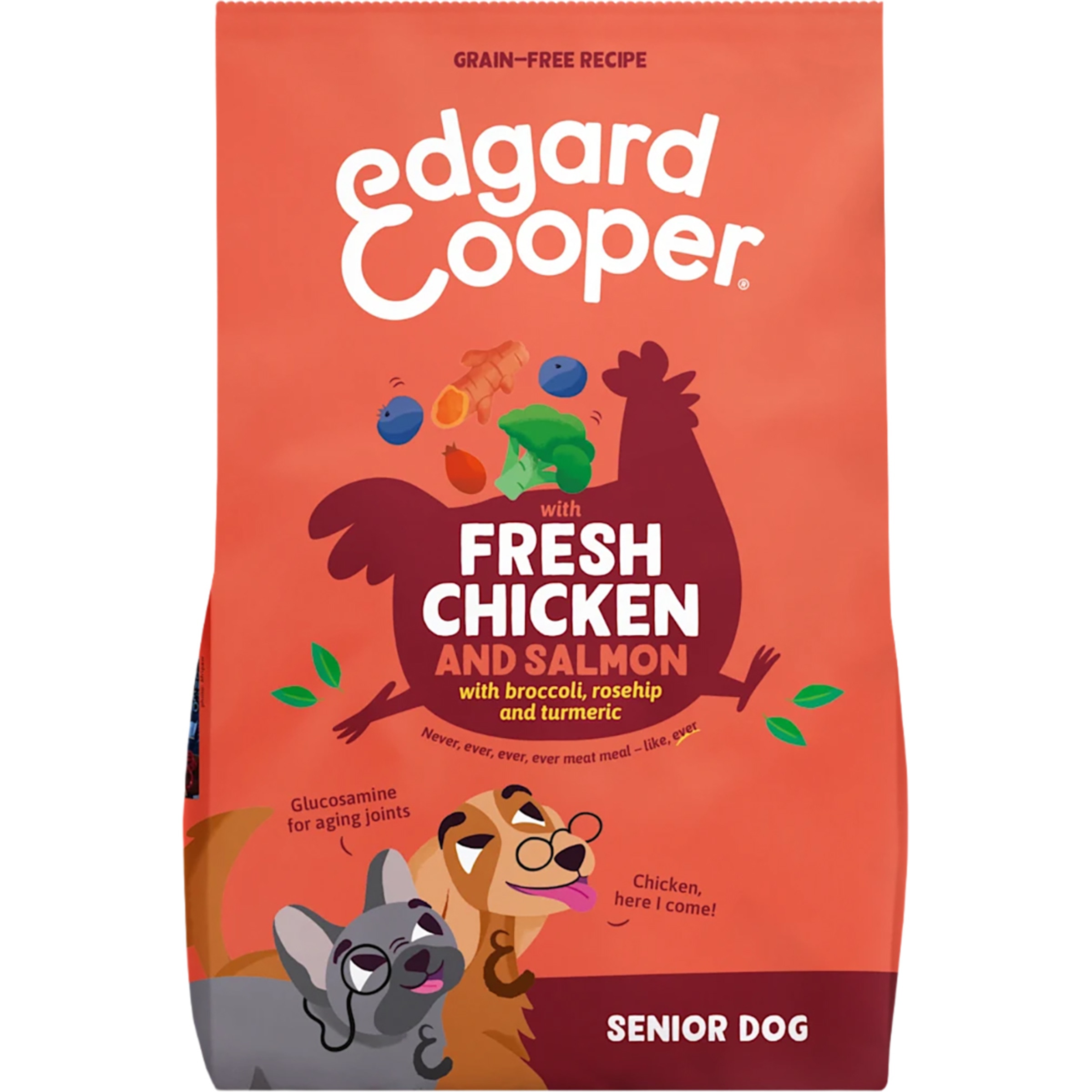 pienso para perros senior con pollo y salmón Grain Free bolsa 2,5 kg