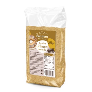 Farinha de Linhaça Amarela embalagem 200 g - Salutem