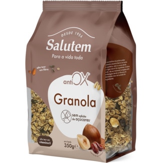 Granola Integral Light 0% de Açúcar Adicionado embalagem 400 g - Salutem Nutrição