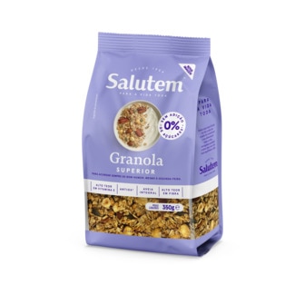 Granola Superior sem Adição de Açúcar Anti OX embalagem 350 g - Salutem
