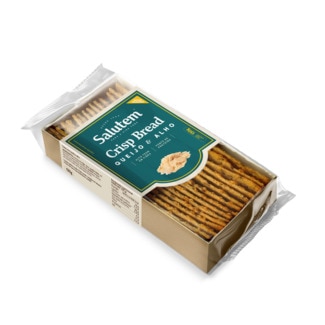 Crisp Bread de Queijo e Alho embalagem 130 g - Salutem