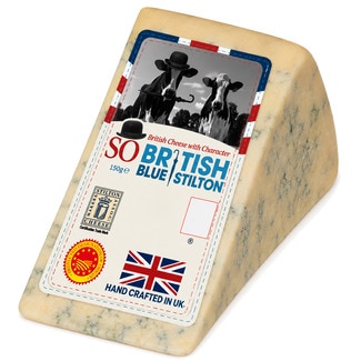 Queijo Azul Stilton Dop Cunha unidade 150 g - So British
