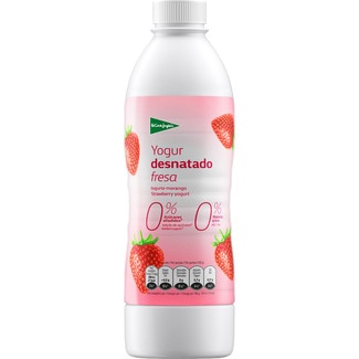 yogur líquido con fresa botella 1 l - El Corte Ingles