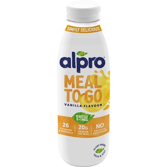 Meal To Go especialidad vegetal de soja con avena sabor vainilla para beber botella 500 ml - Alpro