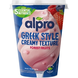 Big Pot especialidad vegetal de soja estilo griego con frutos rojos envase 400 g - Alpro
