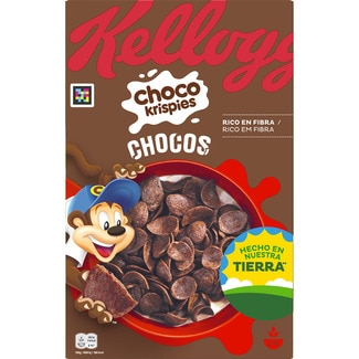 cereales de desayuno Chocos chocolateados sin aceite de palma paquete 420 g - Kellogg's Choco Krispies