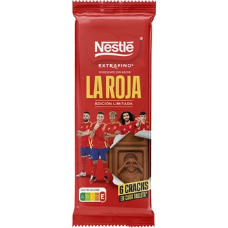 chocolate con leche extrafino Edición Limitada de La Roja tableta 90 g - Nestle
