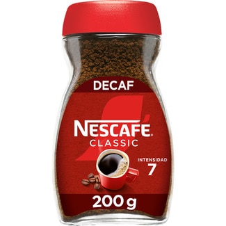 café soluble descafeinado intensidad 7 frasco 200 g - Nescafe Classic